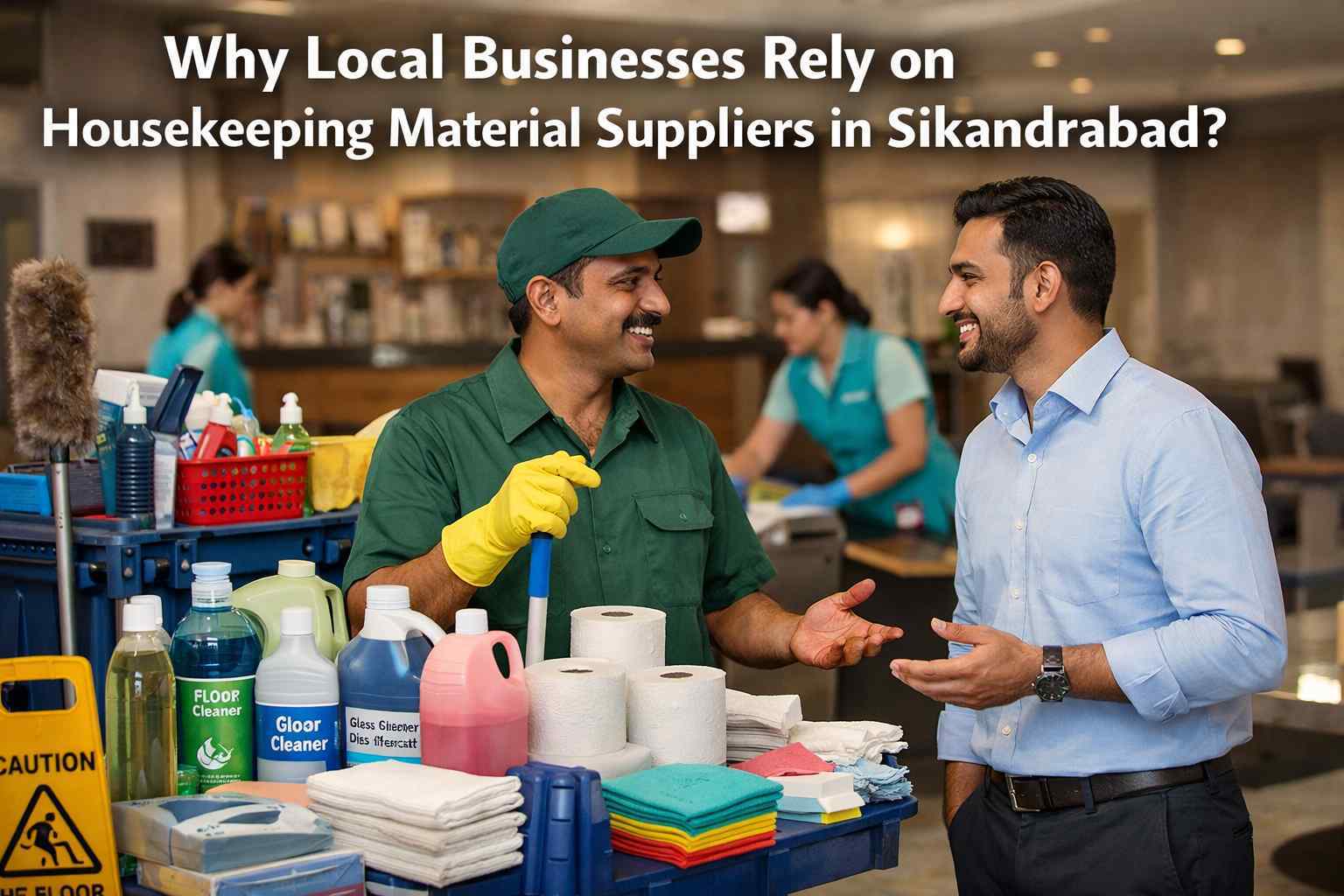 Why Local Businesses Rely on Housekeeping Material Suppliers in Sikandrabad?